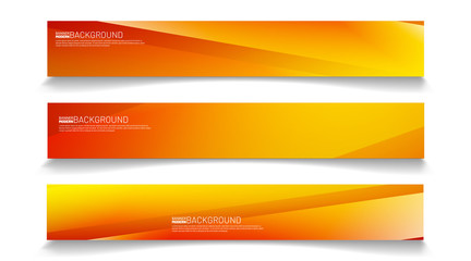Modern web banner background. abstract vector template design
