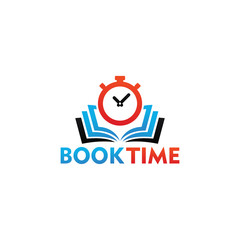 Book Time Logo Template Design