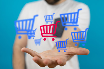 Shopping cart as part of the network in hand . The concept of Innovation in e-Commerce.