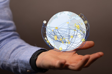 internet net and data digital concept.