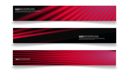 Modern web banner background. abstract vector template design