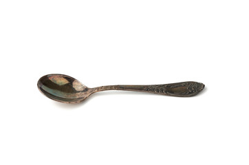 metal vintage small coffee spoon for pouring sugar