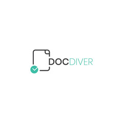 Document Verify icon Logo Template