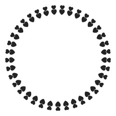 Ink Abstract circle pattern mandala flower floral petal stack symbol simple cute modern circular pattern sun star rays beauty lace motif black white single art mehendi Digital textile frame stamp