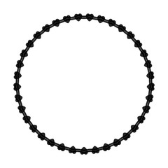 Ink Abstract circle pattern mandala flower floral petal stack symbol simple cute modern circular pattern sun star rays beauty lace motif black white single art mehendi Digital textile frame stamp