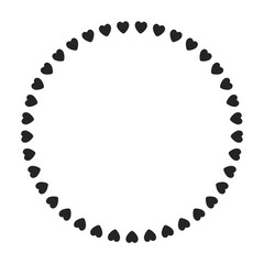 Ink Abstract circle pattern mandala flower floral petal stack symbol simple cute modern circular pattern sun star rays beauty lace motif black white single art mehendi Digital textile frame stamp