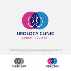 Kidney Urology Care logo designs vector Human Kidneys Nephrology Icon Medical Hospital Clinic Symbol 