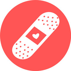 Medical plaster icon, plaster icon. vector bandage, health adhesive care. Medical adhesive tape plaster vector logo. Illustration of medical tape, plaster, protection and care. injury tape