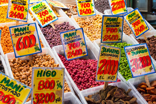 colorful nuts