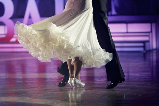 Ballroom dancers feet 