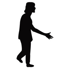 a woman body silhouette vector