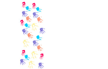 A background with children's hands