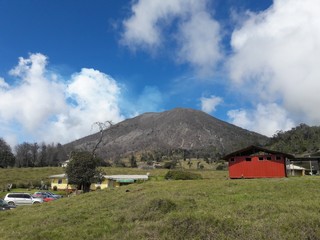 turrialba volcano in cartago, costa rica