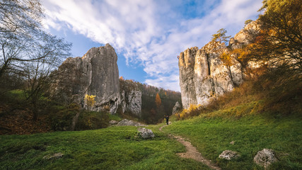 Bolechowice valley in Poland, Malopolska region
