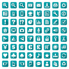 アイコン　フラットデザイン