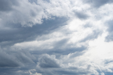 blue sky with white clouds