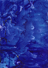 abstract background with blue ink fill 