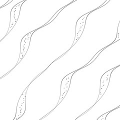 Monochrome abstract background. Black and white pattern. Seamless texture.