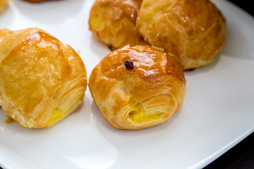 fresh baked croissants