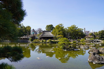 pavilion in park