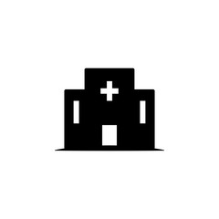 Obraz premium Vector illustration, hospital icon design