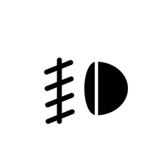 Vector illustration, fog light icon design