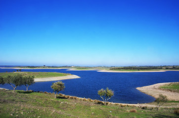 Alqueva lake near Estrela village, Portugal