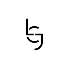 initial letters LCG logo vector
