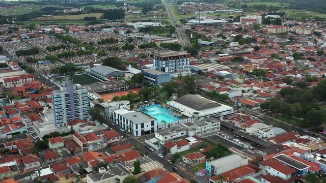 Small cities of South America. The city of Botucatu, district of Vila Rodrigues Alves, Vila Auxiliadora, state of Sao Paulo, Brazil South America.