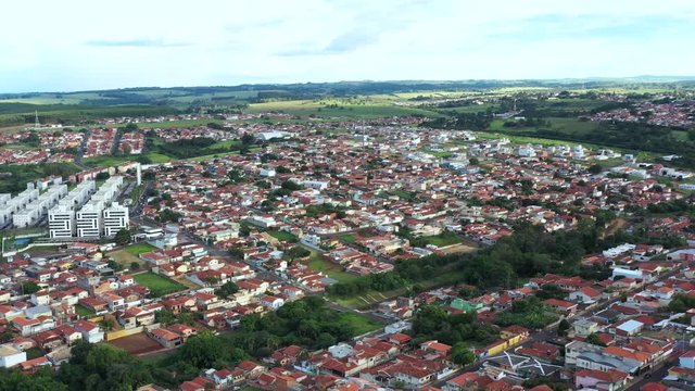 Small cities of South America. The city of Botucatu, district of Vila Rodrigues Alves, Vila Auxiliadora, state of Sao Paulo, Brazil South America.
