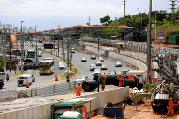 construction of line 2 of the salvador metro