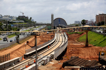 construction of line 2 of the salvador metro