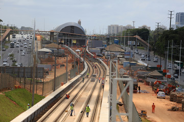 construction of line 2 of the salvador metro