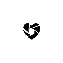 Love Outline Creative Abstract Modern Logo