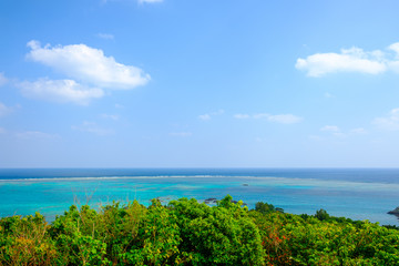 Fototapeta na wymiar Spectacular seaview in Ishigakijima, Okinawa, Japan