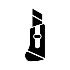 utility knife icon design, flat style icon collection