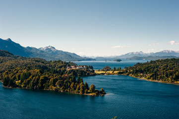 View of Lake Victoria in San Carlos de Bariloche in South America