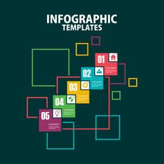 template creative infographic design