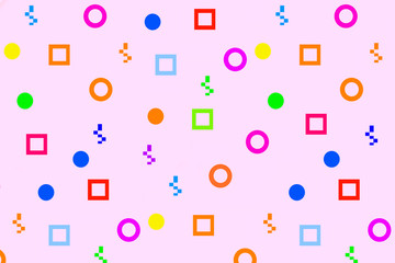 geometric fun pattern background 