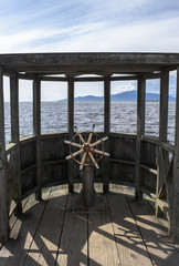 Old Boat Steering wheel in Jericho Bach