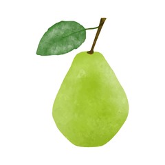 watercolor pear