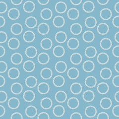 Abstract polka-dot pattern with textured outlines