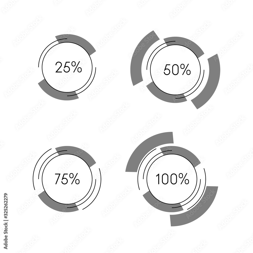 Poster loading progress ui design element vector eps 10