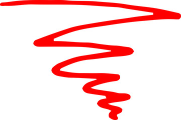Variation of White  handwritten Red anger mark
