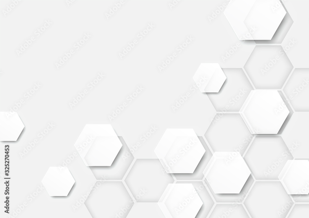 Poster pattern hexagon background abstract