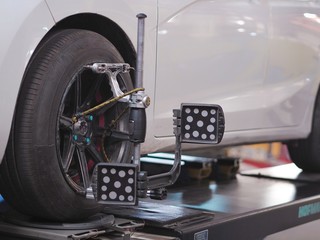 wheel of a car