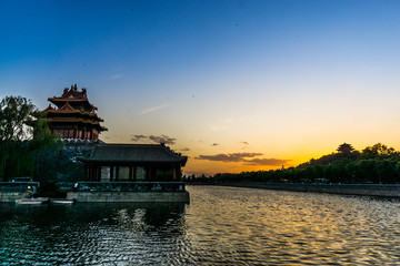 Obraz premium Scene of the Forbidden City in Beijing, China