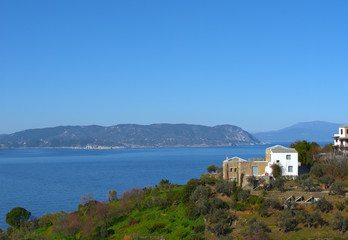 Fototapeta na wymiar Skopelos island , Greece , Mediterranean Sea , Aegean sea , vacation in Greece .