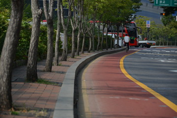 bicycle in park