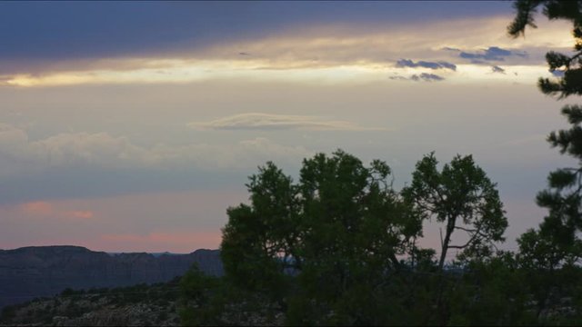 Beautiful sunset in Moab Utah